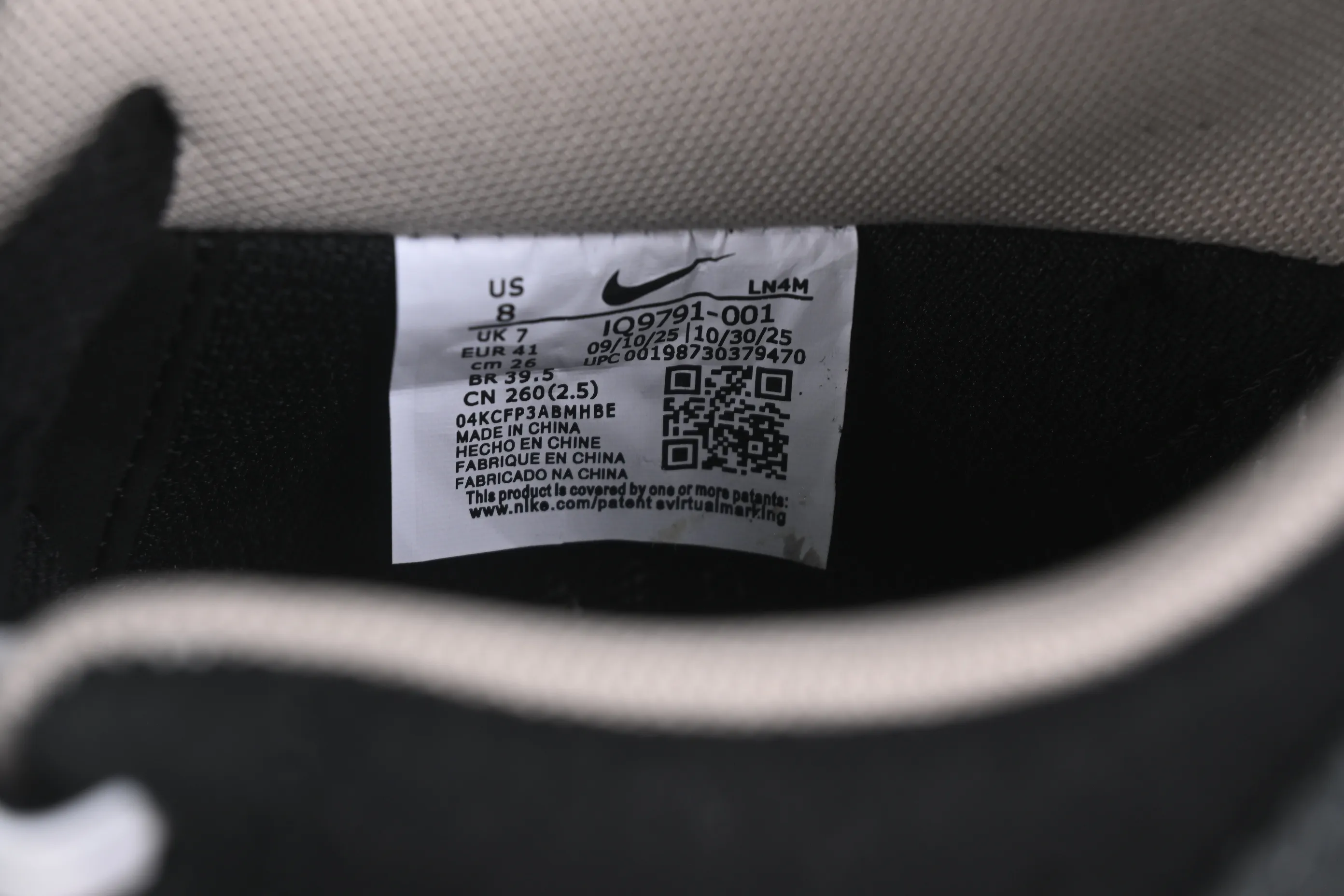 All categories Nk Air Force 1 Air Force series Nk Air Force 1 Low Air Force low-top Nike Air Force 1'07 Low Air Force 1 low-top casual sneakers IQ9791-001